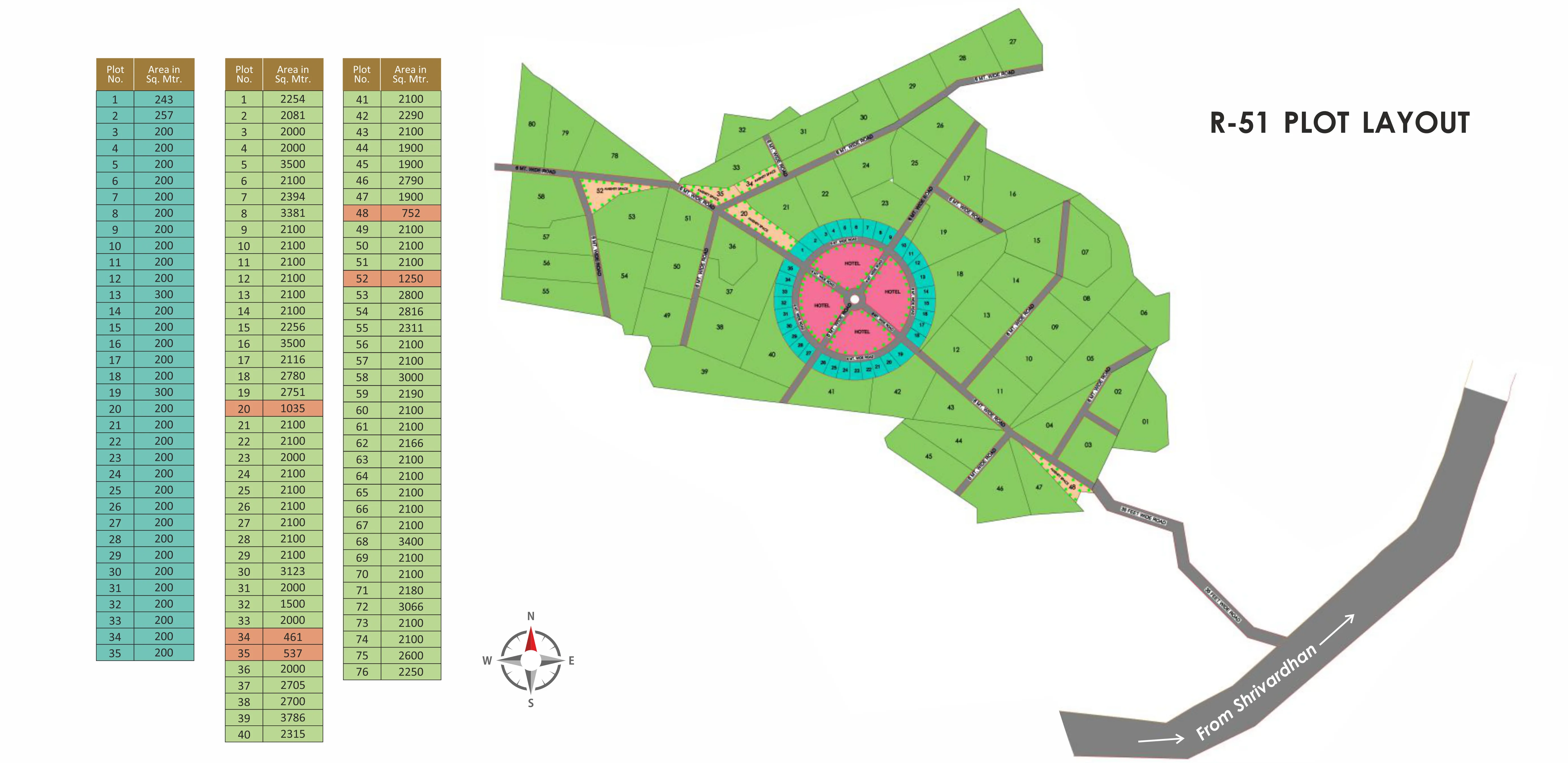 R-51 Plot Layout